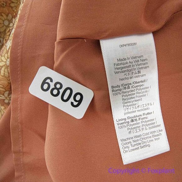 New! Madewell *flawed* Georgette Ruffle-Sleeve Tiered Midi Dress Daisy Meadow 10 - Picture 14 of 16